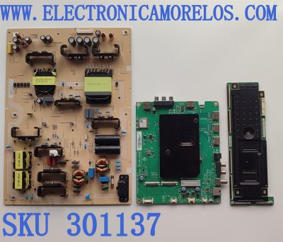 KIT DE TARJETAS PARA TV VIZIO / MAIN XKCB02K022 / 715GA847-MOD-B00-005Y / FUENTE ADTVJ1840ABM / 715GA787-P01-000-003S / T-CON 6871L-6460A / 6870C-0852A / PANEL LE650AQD(EN)(A2) / MODELO OLED65-H1